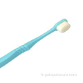 Brosse à dents pour chiens de compagnie de brossage doux en gros brossage doux pour animaux